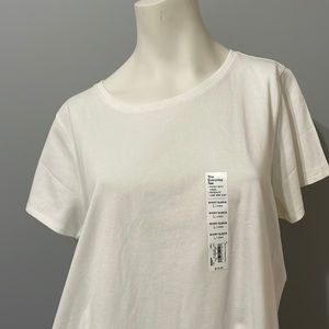 Sonoma White tee shirt, size Large. NEW NWT, bundle & Save! Or make offers!
